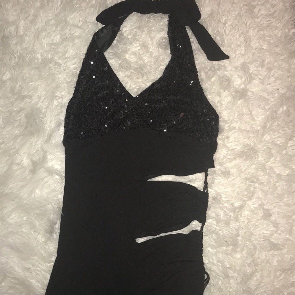 🔥Bebe  tie neck stylish jumpsuit 🔥🔥🔥 - Picture 5 of 8